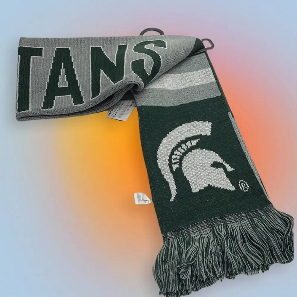 MICHIGAN STATE SPARTANS Long Knit Scarf